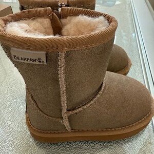 BearPaw Brown Shearling Boots